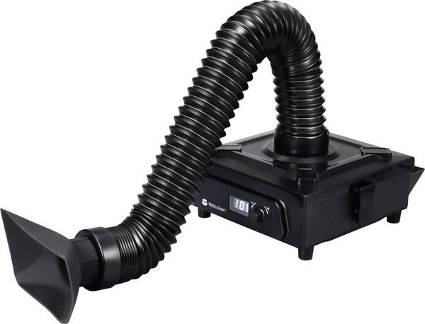 Produktbild: TOOLCRAFT FE-300 L&ouml;trauchabsaugung mit Absaugschlauch 230 V/AC 15W 17.2 m&sup3;/h