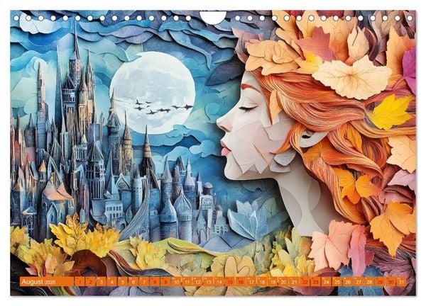 Produktbild: Magischer Papierzauber (Wandkalender 2026 DIN A4 quer), CALVENDO Monatskalender