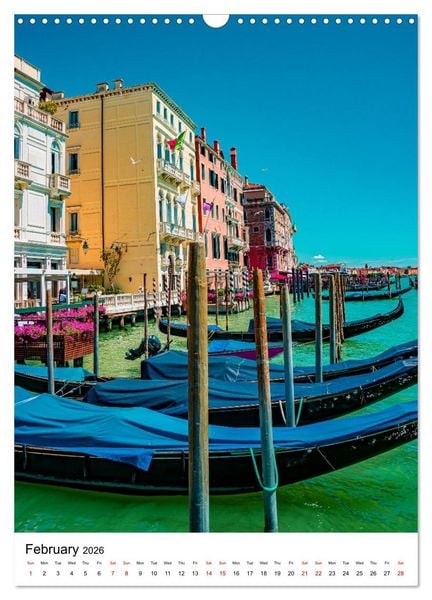 Produktbild: Italy, Venice - Immortal City on Water (Wall Calendar 2026 DIN A3 portrait), CALVENDO 12 Month Wall Calendar