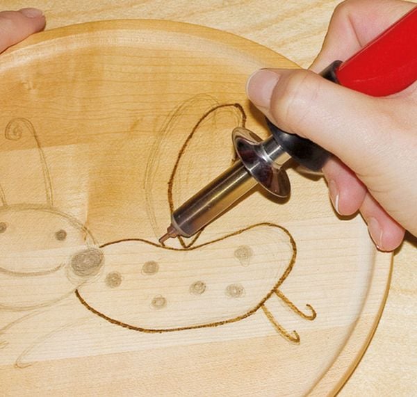 Produktbild: PEBARO 0269 - Brandmalerei auf Holz, Kork und Leder, Bastelset