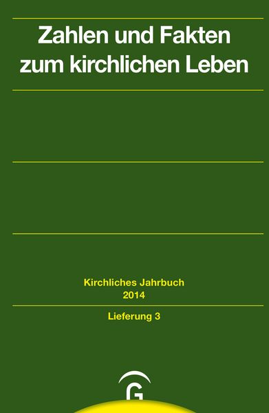 Produktbild: Kirchliches Jahrbuch f&uuml;r die Evangelische Kirche in Deutschland / Zahlen und Fakten zum kirchlichen Leben