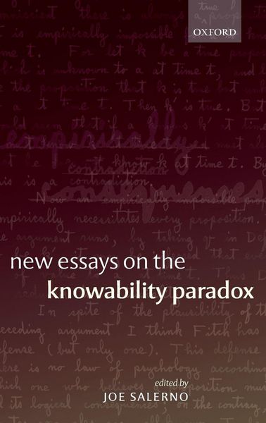Produktbild: New Essays Knowability Paradox C