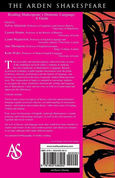 Produktbild: Reading Shakespeare's Dramatic Language