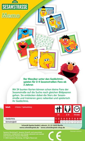 Produktbild: Sesamstra&szlig;e, Memo
