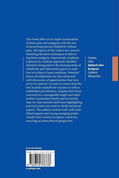 Produktbild: Epidural Labor Analgesia