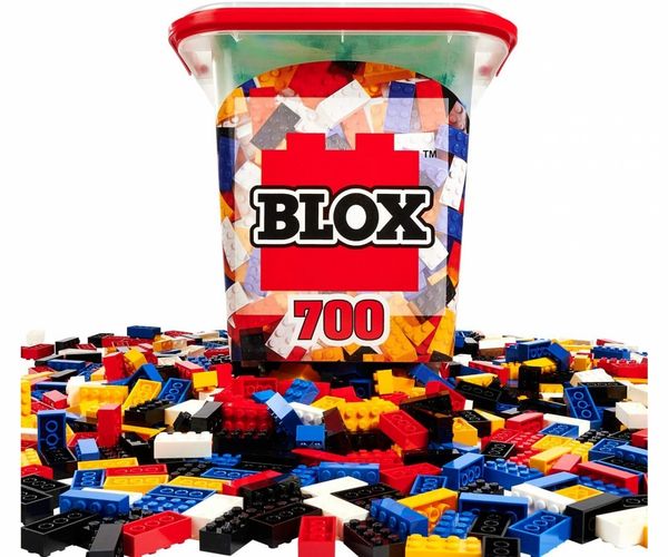 Produktbild: Blox - 700 Bausteine bunt - incl. Box - kompatibel mit bekannten Spielsteinen