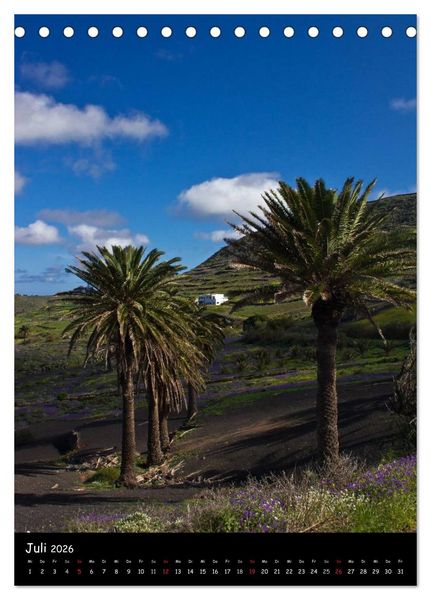 Produktbild: Lanzarote (Tischkalender 2026 DIN A5 hoch), CALVENDO Monatskalender