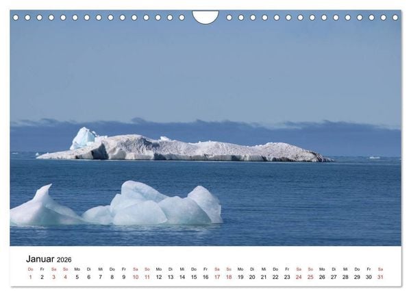 Produktbild: Svalbard 2026 (Wandkalender 2026 DIN A4 quer), CALVENDO Monatskalender