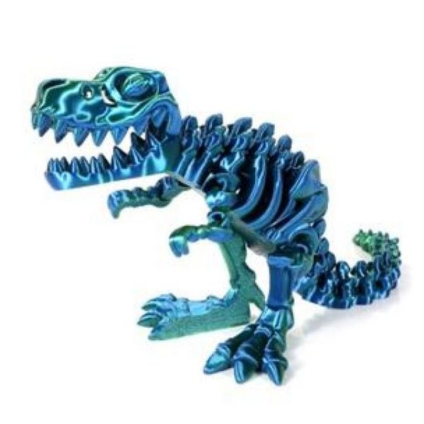Produktbild: T-Rock der Tyrannosaurus Rex, 3D Metallic Dino 23cm