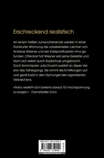 Produktbild: Das Syndikat der Spinne / Julia Durant Band 5