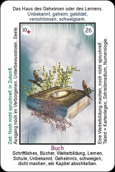 Produktbild: Angelinas 40 mystische Beginner - Lenormandkarten