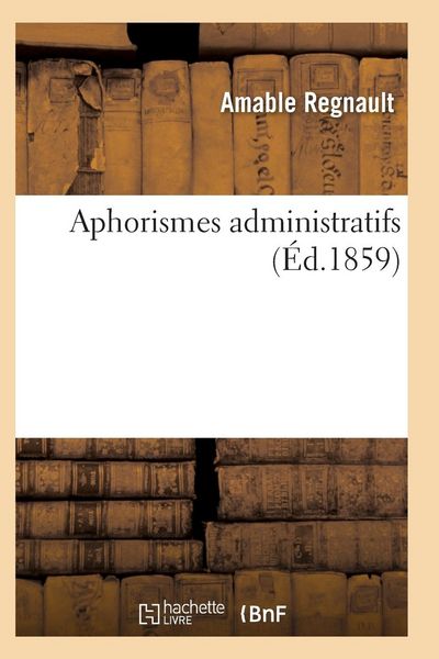 Produktbild: Aphorismes administratifs
