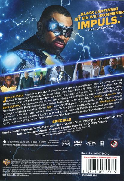 Produktbild: Black Lightning - Staffel 1 [3 DVDs]
