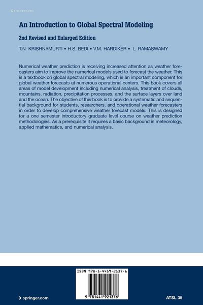 Produktbild: An Introduction to Global Spectral Modeling