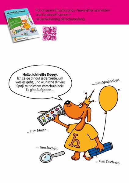 Vorschulblock ab 5 Jahre für Junge und Mädchen - Fit zum Schuleintritt