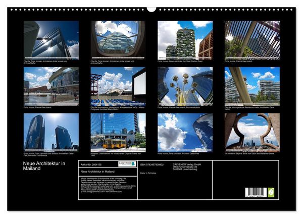 Produktbild: Neue Architektur in Mailand (Wandkalender 2026 DIN A2 quer), CALVENDO Monatskalender