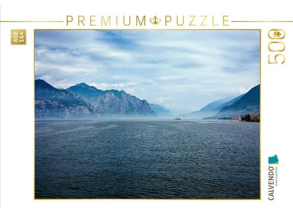 CALVENDO Puzzle Ein Motiv aus dem Kalender Gardasee - blaues Juwel Italiens | 500 Teile Lege-Größe 48 × 36 cm Foto-Puzzle für Erwachsene