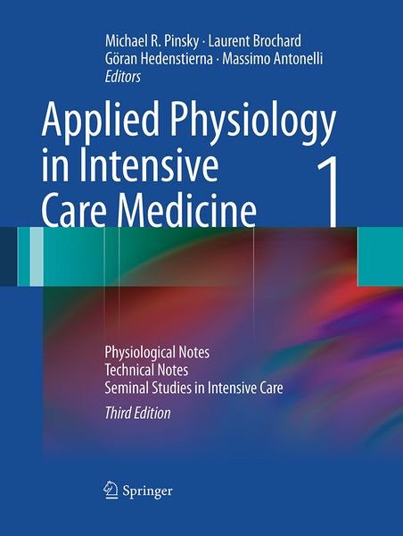 Produktbild: Applied Physiology in Intensive Care Medicine 1
