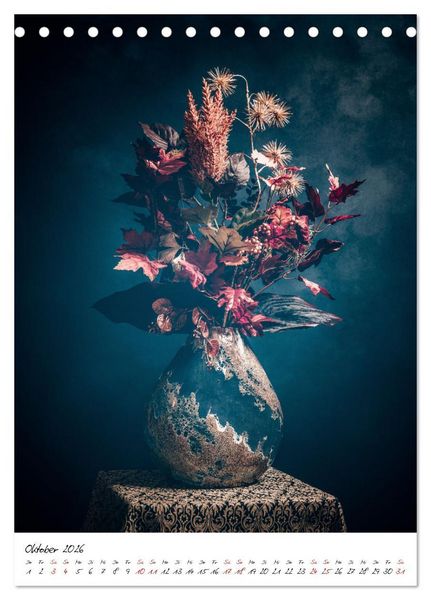 Produktbild: Blumen Bouquet (Tischkalender 2026 DIN A5 hoch), CALVENDO Monatskalender