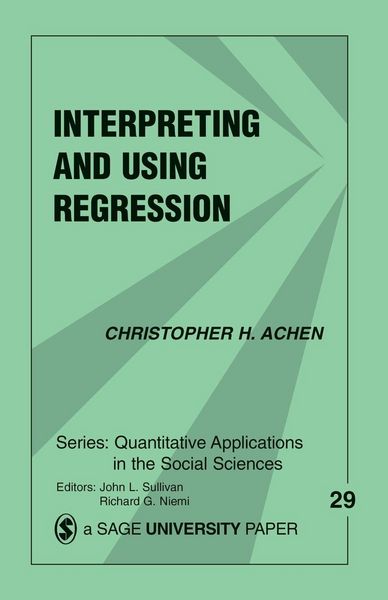 Produktbild: Interpreting and Using Regression