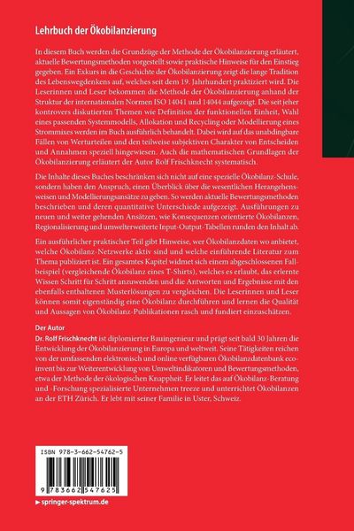 Produktbild: Lehrbuch der &Ouml;kobilanzierung