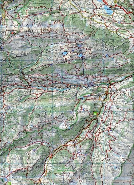 Produktbild: Simmental Saanenland Nr. 17 Wanderkarte 1:60 000