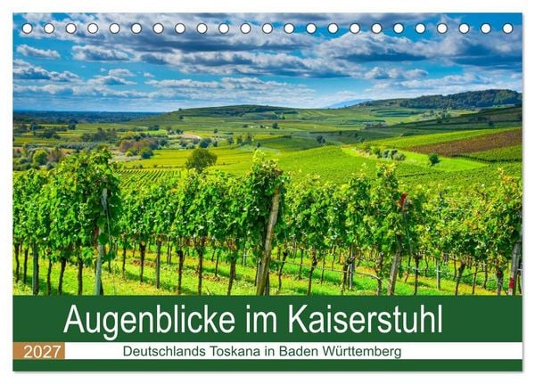 Produktbild: Augenblicke im Kaiserstuhl (Tischkalender 2027 DIN A5 quer), CALVENDO Monatskalender