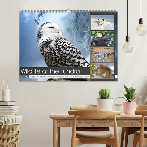 Produktbild: Wildlife of the Tundra (Wall Calendar 2026 DIN A2 landscape), CALVENDO 12 Month Wall Calendar