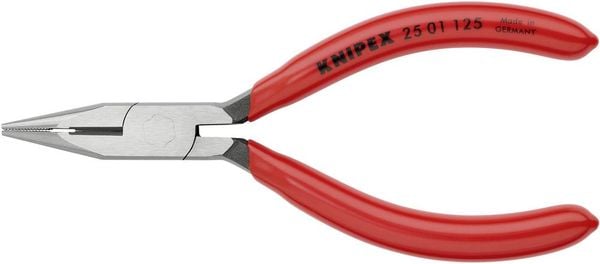 Produktbild: Knipex 25 01 125 Elektronik- u. Feinmechanik Flachrundzange Gerade Vanadium Elektrostahl 125mm
