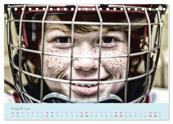 Produktbild: Eishockey! Schneller, h&auml;rter, das Powergame! (Tischkalender 2026 DIN A5 quer), CALVENDO Monatskalender