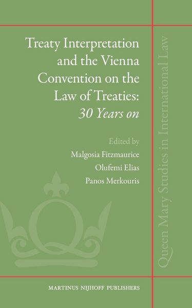 Produktbild: Treaty Interpretation and the Vienna Convention on the Law of Treaties