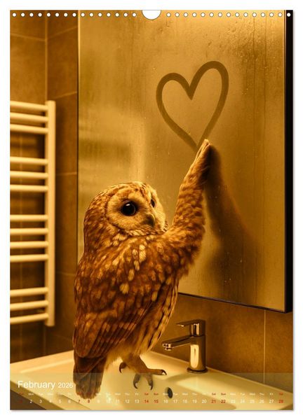 Produktbild: Funny Bathroom Moments &ndash; Animals with Style and Bubbles (Wall Calendar 2026 DIN A3 portrait), CALVENDO 12 Month Wall Calendar