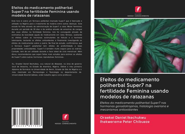 Produktbild: Efeitos do medicamento poliherbal Super7 na fertilidade Feminina usando modelos de ratazanas