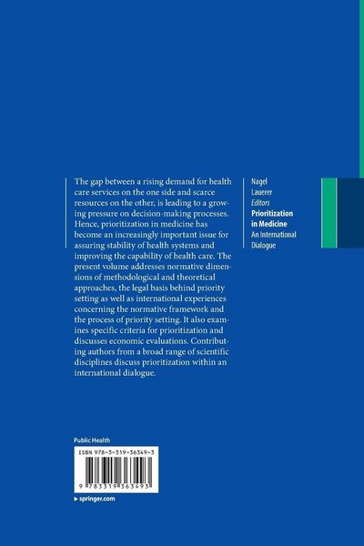 Produktbild: Prioritization in Medicine