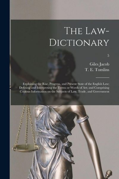 Produktbild: The Law-dictionary