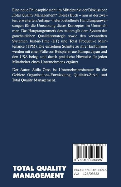 Produktbild: Total Quality Management