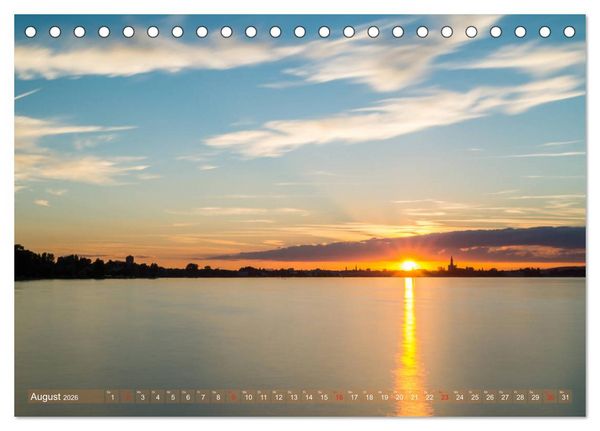 Produktbild: Farbenfroh Bodensee (Tischkalender 2026 DIN A5 quer), CALVENDO Monatskalender