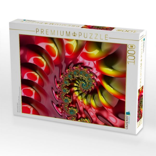 Produktbild: CALVENDO Puzzle Red Lamellas Spiral | 1000 Teile Lege-Gr&ouml;&szlig;e 64x48cm Foto-Puzzle f&uuml;r gl&uuml;ckliche Stunden
