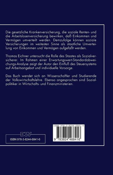 Produktbild: Staatliche Sozialversicherung, individuelle Vorsorge und Arbeitsangebot