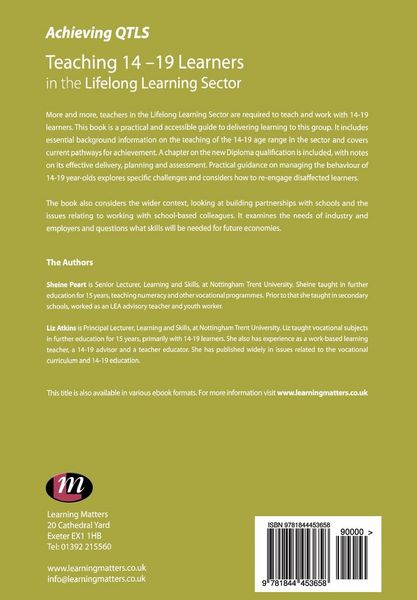 Produktbild: Teaching 14-19 Learners in the Lifelong Learning Sector