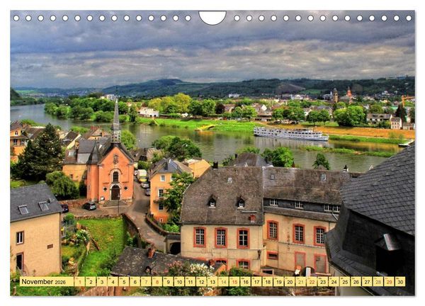Produktbild: Der wundersch&ouml;nen Mosel entlang &ndash; Von Koblenz bis Trier (Wandkalender 2026 DIN A4 quer), CALVENDO Monatskalender