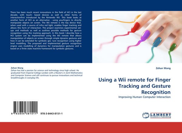Produktbild: Using a Wii remote for Finger Tracking and Gesture Recognition