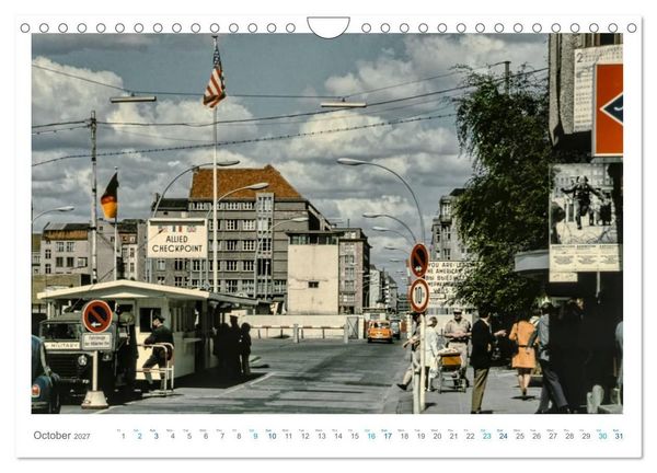 Produktbild: Berlin - Vintage Views (Wall Calendar 2027 DIN A4 landscape), CALVENDO 12 Month Wall Calendar