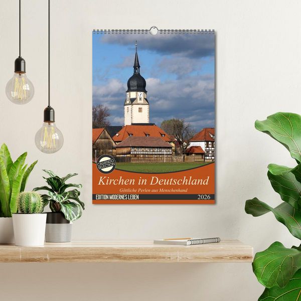 Produktbild: Kirchen in Deutschland - G&ouml;ttliche Perlen aus Menschenhand (Wandkalender 2026 DIN A3 hoch), CALVENDO Monatskalender