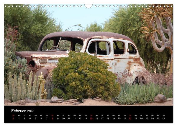 Produktbild: Faszination Namibia - Oldtimer mal anders (Wandkalender 2026 DIN A3 quer), CALVENDO Monatskalender