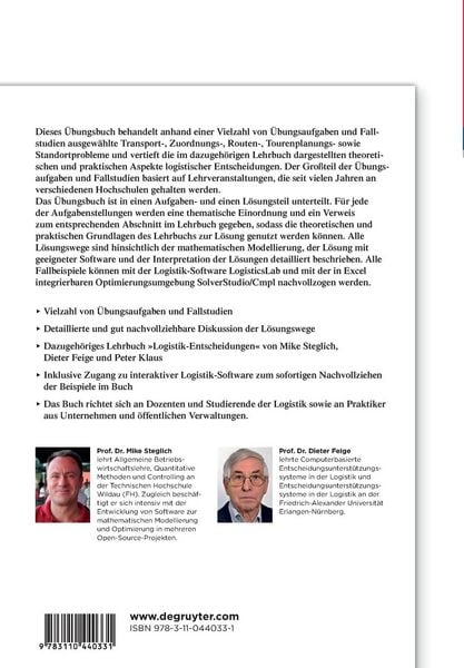 Produktbild: &Uuml;bungsbuch Logistik-Entscheidungen