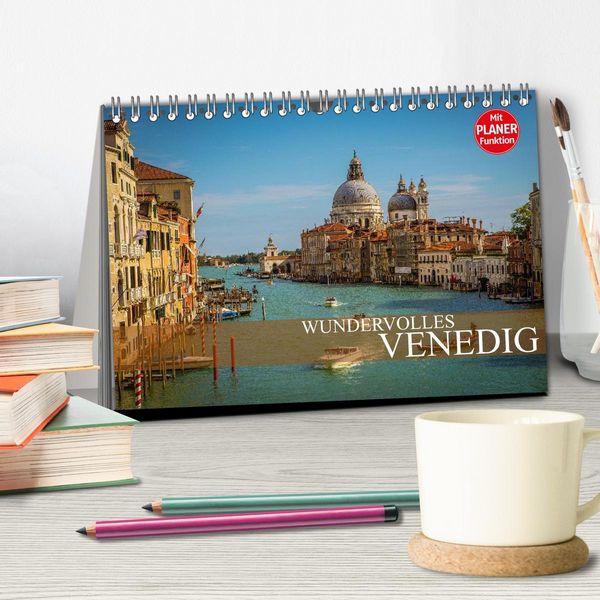 Produktbild: Wundervolles Venedig (Tischkalender 2026 DIN A5 quer), CALVENDO Monatskalender
