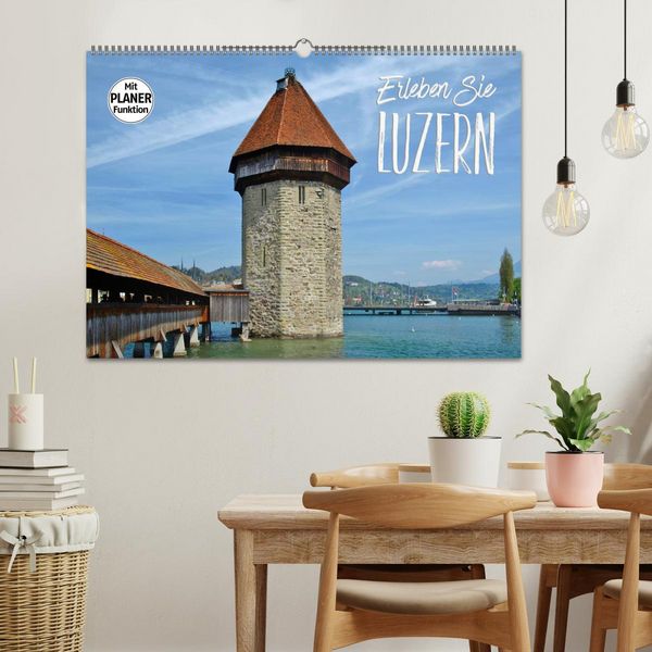Produktbild: Erleben Sie LUZERN (Wandkalender 2026 DIN A2 quer), CALVENDO Monatskalender