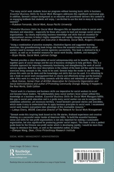 Produktbild: Essential Business Skills for Social Work Managers