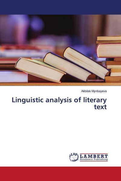 Produktbild: Linguistic analysis of literary text
